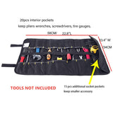 1 x Brand New Logic Box Tools Bag Organizer Roll for Hand Tools, Wrenches, Wrench, HVAC - RRP €22.8