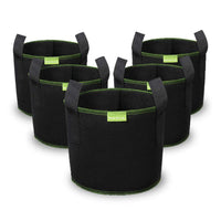 1 x RAW Customer Returns Mactoou tomato planter, 5X 20L tomato planting bag, planting bag with handles made of felt plant grow bag for tomatoes, vegetables, flowers, plants - 5 gallons - RRP €19.99