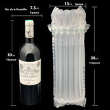 1 x RAW Customer Returns 50pcs Wine Bottle Wrap Inflatable Bottle Bags Bottle Protector with Pump, Bubble Wrap Ideal for Moving, Bottle Protection, Shipping Fragile Item - RRP €28.99