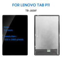 1 x RAW Customer Returns LCD Screen for Lenovo Tab P11 TB-J606F J606N J606 Replacement Screen for Lenovo Tab P11 Plus LCD Display Touch Screen Digitizer Assembly Replacement with Tools Black  - RRP €79.9