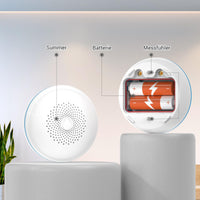 1 x RAW Customer Returns Smart Water Detector for HomeKit - Water Sensor with Tuya App, Water Leak Sensor, Alarm for Kitchen, Bathroom, Basement - RRP €69.08