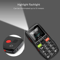 1 x RAW Customer Returns artfone C1 Mobile Phone for Elderly, Big Buttons, Big Volume, SOS Function, Black - RRP €29.23