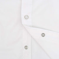 1 x RAW Customer Returns Coevals Club Men s Press Button Shirt Plain Regular Fit Long Sleeve Leisure Work Iron 05 White L - RRP €28.99