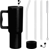 11 x Brand New KUPITM6 40oz thermal mug with straw and handle, 1182ml double-walled stainless steel vacuum coffee mug to go, leak-proof drinking cup with lid, insulated cup car cup for cold hot drinks - RRP €166.32