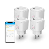 1 x RAW Customer Returns THIRDREALITY Zigbee Smart Plug with Power Consumption, 4 Piece Type F , 16A, Zigbee Repeater, ZigBee Hub Required, Works with Home Assistant, Homey, Compatible with SmartThings, Alexa - RRP €49.99