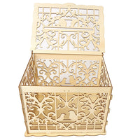 1 x Brand New Alnicov Wooden Wedding Card Box Rustic Wedding Decoration Box with Lock for Reception Wedding Anniversary Birthday Party Graduation Party Decorations - RRP €17.66