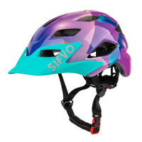 1 x RAW Customer Returns SIFVO bicycle helmet for children boys and girls 50-57cm, children s bicycle helmet with removable visor, children s helmet, multisport helmet, children, safe and comfortable, 5-14 years - RRP €34.7