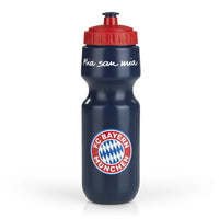 5 x RAW Customer Returns FC Bayern Munich drinking bottle 0.65 liters Mia San Mia fan articles FCB sports bottle football blue red, 650 ml  - RRP €85.25