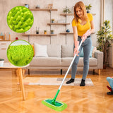 5 x Brand New Gohytal 8 Pieces for Swiffer Floor Cloths Cover Microfiber Set, Reusable Wet Floor Mop Cover Washable Microfiber Pads for Cleaning Surfaces Wooden Floors - RRP €90.7