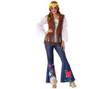 1 x RAW Customer Returns Atosa Women s Hippie Costume - RRP €26.93