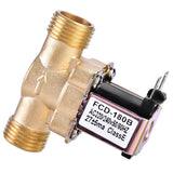 1 x RAW Customer Returns Jadeshay Solenoid Valves, 1 2 Solenoid Valve 220V AC Normally Closed Electric Solenoid Valve Brass for Water Control - RRP €17.45