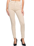 1 x RAW Customer Returns Elara Super High Waist Women s Trousers Chunkyrayan EL12-15 Beige 46 3XL  - RRP €31.94