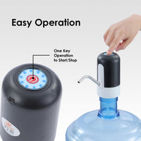 1 x RAW Customer Returns TOPWAY Automatic Electric Water Pump Dispenser, USB Charging Drinking Water Bottle Pump for Home Kitchen Office Camping 716191 - RRP €8.32