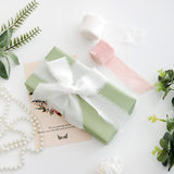 1 x RAW Customer Returns CHUQING Gift Ribbon Chiffon 3.8cm x 6m Ribbon Festival Ribbons Decorative Ribbon for Wedding, Christening and Birthday Gifts, 3 Rolls, Terracotta - RRP €17.41