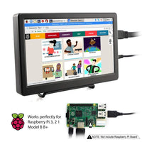 1 x RAW Customer Returns ELECROW Portable Monitor, 10.1 inch Mini Monitor 1920X1080p HD VGA Monitor IPS Screen Raspberry Pi Display Compatible with Raspberry Pi, Windows 7 8 10, Game Consoles - RRP €139.99