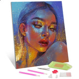 1 x Brand New 5D Diamond Painting DIY Cross Stitch Embroidery Painting Kits Girl Diamond Painting Full Drill Crystal Set Embroidery Crafts House Wall Decoration 30x40cm - RRP €20.4