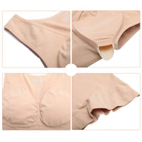 1 x RAW Customer Returns Joyshaper women s undershirt seamless figure-shaping undershirts shaping camisole comfort shapewear tank tops shirt tummy control top shaping bra shirt body shaper shirt cami padded tank top beige L - RRP €19.15