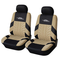 1 x RAW Customer Returns AUTOYOUTH Car Seat Covers for Front Seats Car Seat Protector Tire Rails Car Seat Accessories, Beige - RRP €33.99