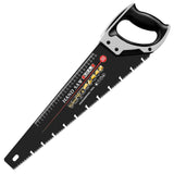 1 x RAW Customer Returns AIRAJ 450mm foxtail hand saw, the hand saw has a graduated ruler, 3D precision teeth, ideal for sawing plastic, laminate and wood, professional bi-material foxtail saw - RRP €19.94