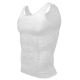 1 x RAW Customer Returns Odoland Undershirt Men Shapewear 3 Pack Compression Shirt Tummy Control Shirt Men Body Shaper Tank Tops - White Large  - RRP €30.67