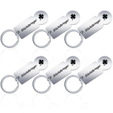 43 x Brand New BBTO 6 Smart Shopping Cart Keyrings Removable Shopping Cart Tokens Lucky Keyring Removable Shopping Cart Tokens Keyring Stainless Steel Shopping Cart Opener - RRP €980.4