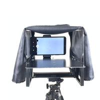 1 x RAW Customer Returns Leeventi Teleprompter 5.0 Includes handy foot remote control Perfectly compatible with tablets, smartphones, photo video cameras Compact design 600g, 30x40x3cm - RRP €65.0