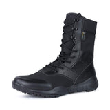 1 x RAW Customer Returns LUDEY Lightweight Combat Boots Men s Military Boots Combat Boots Comfortable Combat Boots Wear-Resistant Security Boots Waterproof Hiking Boots Black 42EU - RRP €54.99