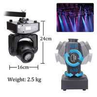 1 x RAW Customer Returns Moving Heads, UKing 50W LED Stage Light with Remote Control DMX 512 Stage Lights 8 Gobos 8 Colors for DJ Disco Club Band Shows - RRP €119.99