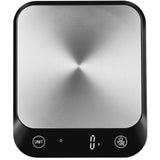 1 x RAW Customer Returns Vitafit 10KG digital kitchen scales with LED display and tare function, focus scale since 2001, digital scales with liquid measurement, high precision up to 1g, black - RRP €13.99