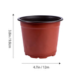 3 x Brand New DOITOOL 50Pcs Plastic Seedling Pots Flower Pots Plant Pots Plastic Flower Plant Seed Starting Pot Diameter 120mm 50PCS  - RRP €49.74