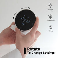 1 x RAW Customer Returns Beok programmable WiFi heating thermostat. Smart wireless battery-powered thermostat for heating water and gas. Portable battery-powered thermostat for heating boilers Compatible with Alex R7 - RRP €88.51