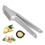 1 x RAW Customer Returns Garlic Press - Garlic Cutter Stainless Steel Garlic Press Domestic Garlic Crusher Practical Kitchen Aid with Ergonomic Handle for Better Family Life - RRP €9.61