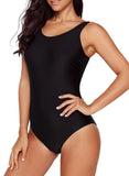 1 x RAW Customer Returns Aleumdr Women s Swimwear Push Up Swimsuit One Piece Swimsuit Gradient Color Shaping Backless Cross Back Playsuit S-XXL 1-Black M - RRP €31.98