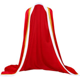 1 x RAW Customer Returns Alaiyaky King Costume for Adults Children, 3 Piece King Cloak Outfit with Crown King Scepter King Red Cape, Halloween Costume King Cape for Carnival Theme Party Christmas Children, L  - RRP €19.04