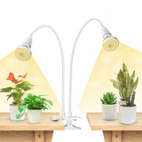 1 x RAW Customer Returns SANSI 300W LED Plant Light for Indoor Plants, 2 Gooseneck Clip Grow Lamp Full Spectrum with Optical Lens, High PPFD for Indoor Plant Growth, Lifetime Free Bulb Replacement - RRP €36.26