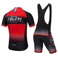 1 x Brand New PSPORT Men s Cycling Jersey Set, Summer Boys Bib Shorts Suits Mountain Bike Cycling Clothing Set Cycling Riding Jerseys Breathable - RRP €47.98