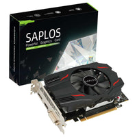 1 x RAW Customer Returns SAPLOS Radeon RX 550 Graphics Card, 4GB, GDDR5, 128-bit, DisplayPort DVI-D HDMI, ITX Design, PC Graphics Card Gaming, Support 4K Display, Computer GPU - RRP €109.24