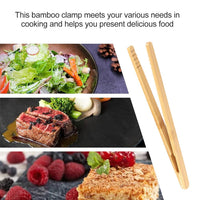 1 x Brand New Bamboo tongs for bread, toast tongs bamboo, wooden bamboo tongs, 6 PC 18cm wooden toast tongs, bamboo tongs, bamboo grill tongs, bamboo kitchen tongs reusable, wooden tongs kitchen, for toast, salad, tea - RRP €20.4