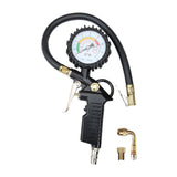 1 x RAW Customer Returns Air pressure gauge, tire inflator, tire pressure gauge, 220 PSI tire inflation gauge, digital tire pressure gauge, multi-function air pressure gauge with valve core tool, compressor accessories - RRP €26.4