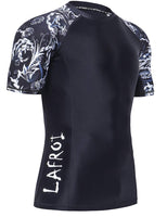 1 x RAW Customer Returns LAFROI Men s Compression Breakdown Protection UPF 50 Short Sleeves Vital Size SM - RRP €22.99