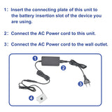 1 x RAW Customer Returns DSTE ACK-E5 AC Power Adapter DR-E5 Dummy Battery Kit Compatible for Canon LP-E5,EOS 450D 500D 1000D,Kiss F X2 X3,Rebel XS XSi T1i Digital Camera - RRP €21.17