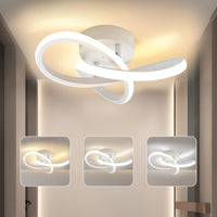 1 x RAW Customer Returns BOYIR Ceiling Lamp LED Ceiling Light White 22W 2200LM, 3000K 4000K 6000K Modern Simple Ceiling Lights, LED Lamp for Bedroom Living Room Hallway Balcony Kitchen Restaurant Balcony - RRP €31.25