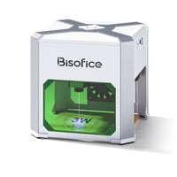 1 x RAW Customer Returns Bisofice K6 Mini Laser Engraver for DIY, Portable Laser Engraver Support BT Cellphone Connection, Offline Engraver for Leather, Cardboard, Wood Chips, 3W, Working Area 80 80 mm - RRP €189.99