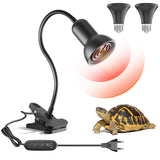 6 x RAW Customer Returns bedee red light lamp heat lamp turtles animals heat lamp set with 2 100w ceramic heat lamp 360 rotatable infrared lamp pet eye protection heat spot lamp reptiles for chickens snake lizard - RRP €197.94