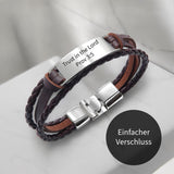 1 x RAW Customer Returns treats yourself Trust in the Lord Christian bracelet faith based Christian jewelry Christian gifts for men with Bible verse engraving and deep meaning - RRP €21.95