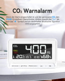 1 x RAW Customer Returns BILIPALA CO2 measuring device, 3 in 1 CO2 detector, co2 measuring device room air, 3 CO2 concentration levels with alarm and ventilation recommendations, battery operation USB port with 3 brightness levels - RRP €40.33