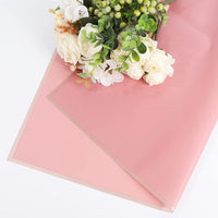 1 x RAW Customer Returns LEWITORS 60 Flower Wrapping Paper, Elegant Flower Paper Packaging Pink, Black, White, Florist Gift Paper Set Waterproof Bouquet Wrapping Paper with Golden - RRP €28.97