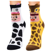 1 x Brand New Longyangqk Women s Cute Animal Casual Socks - RRP €22.8