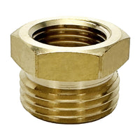 1 x RAW Customer Returns XNTONG - Reduction 3 4 to 1 2, brass reducer threaded fitting 3 4 inch male to 1 2 inch female pipe adapter, to reducing nipple for industry, trade and household - RRP €26.4