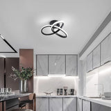 1 x RAW Customer Returns Goeco LED ceiling lamp ceiling light, ceiling lamp black 22W 2500LM, corridor ceiling light 6500K cool white light, for living room bedroom balcony, diameter 26cm - RRP €29.12